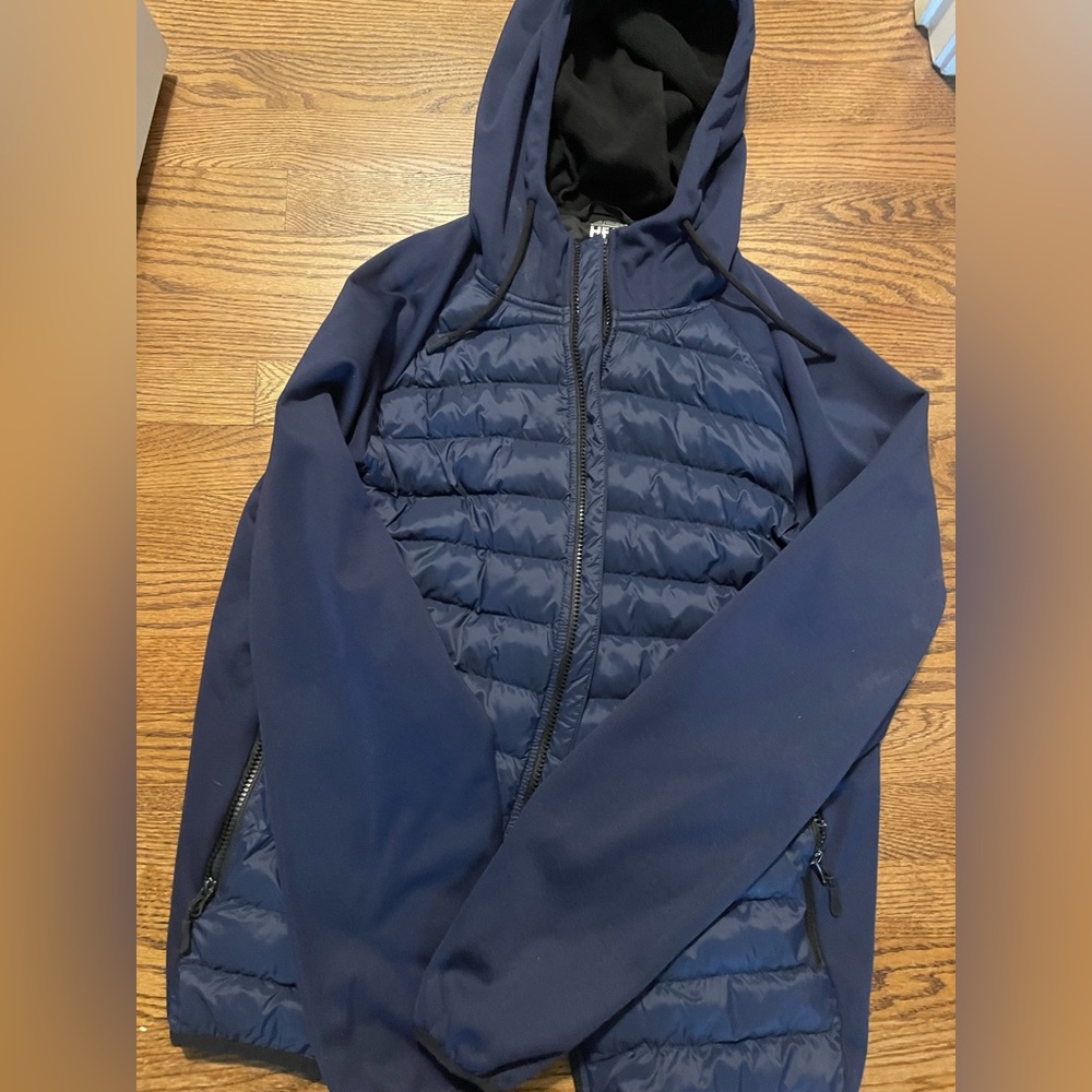 32 Degrees Navy and Black Jacket/Hoodie- never worn